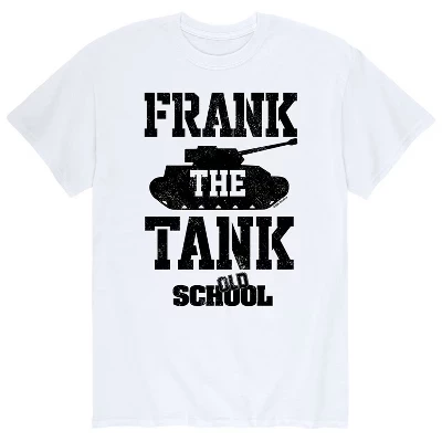 Мужская футболка Frank The Tank с коротким рукавом и графическим рисунком, белая