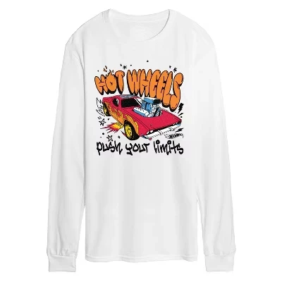 Мужской лонгслив Hot Wheels Push Your Limits, белый