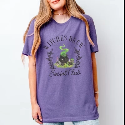 Футболка с коротким рукавом Witches Brew Social Club grape