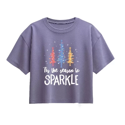 Футболка для девочек Instant Message Sparkle, сиреневая