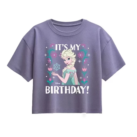 Футболка для девочек Frozen Elsa, сиреневая