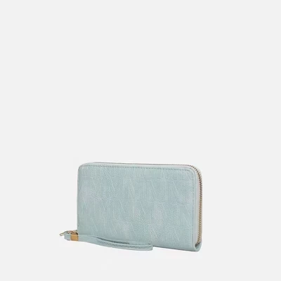 Женский кошелек-клатч MKF Collection Aurora M, светло-голубой