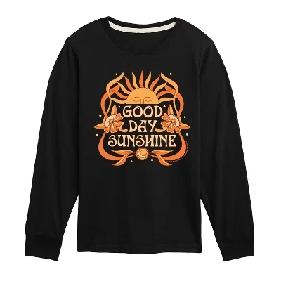 Футболка с длинным рукавом Good Day Sunshine с рисунком черного цвета