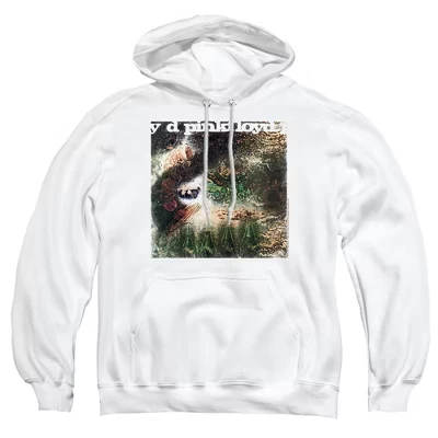Мужская толстовка с капюшоном Saucerful Of Secrets Pull Over белого цвета