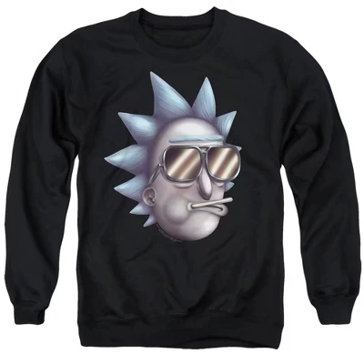 Толстовка с круглым вырезом для взрослых Rick And Morty Cool Rick Alternate Reality черный