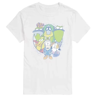 Мужская футболка Rockos Modern Life с коротким рукавом и графическим рисунком, белая