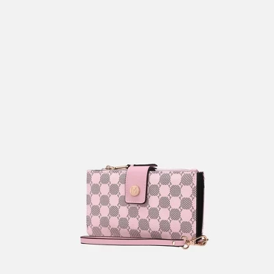 Женский кошелек-клатч MKF Collection Solene, розовый