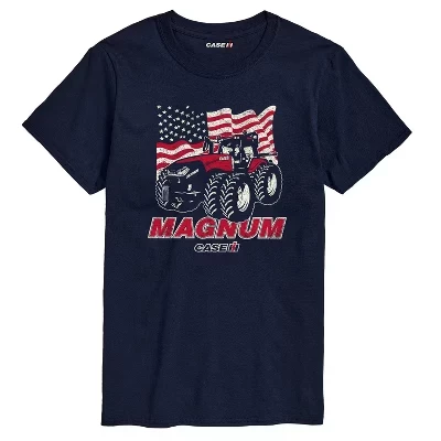 Мужская футболка с коротким рукавом и рисунком американского флага Magnum Distressed, синяя