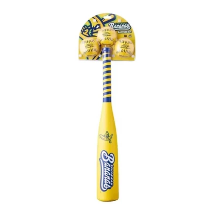 Набор для отбивания мячей Bananas Softiee 18'' Детская бейсбольная бита - Ткань (0)