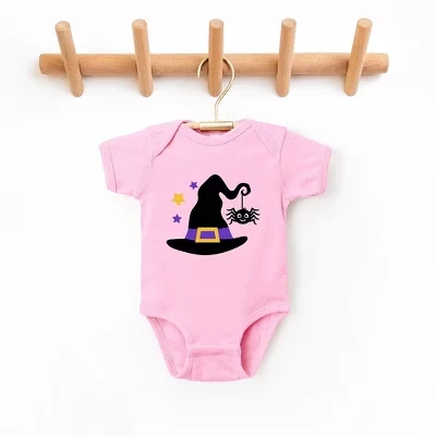 Боди The Juniper Shop Ведьма и паук, розовое