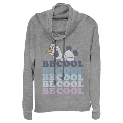 Женский свитшот Frozen 2 Olaf Be Cool, серый