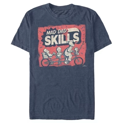 Мужская футболка Mad Dad Skills в честь Дня отца