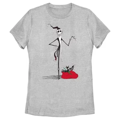 Женская рождественская футболка Sandy Claws athletic heather