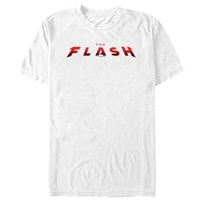 Мужская футболка с официальным логотипом The Flash Movie, белая