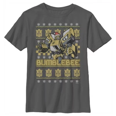 Футболка для мальчиков Transformers Bumblebee, серая