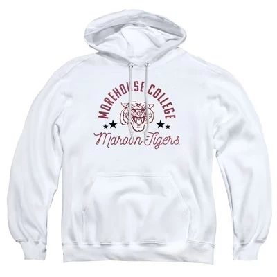 Официальная толстовка с капюшоном Maroon Tigers для взрослых от Morehouse College athletic heather