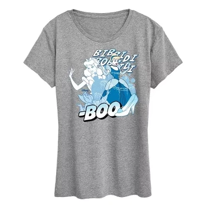 Women's -  - Cinderella Pop Short Sleeve Graphic T-Shirt heather grey