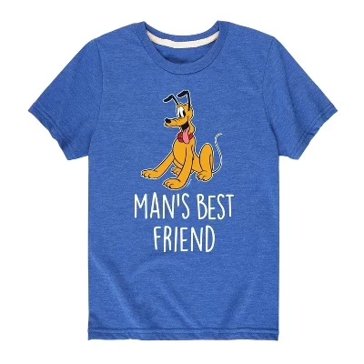 Man's Best Friend Short Sleeve Graphic T-Shirt blue (3)