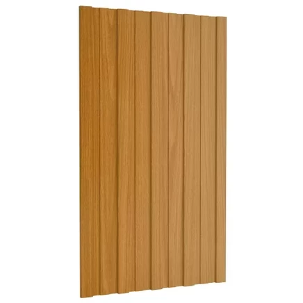 Кровельные панели vidaXL, 12 шт, оцинк. сталь, 100×45 см