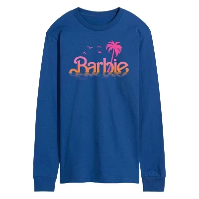 Мужской лонгслив Barbie Water Reflected, синий