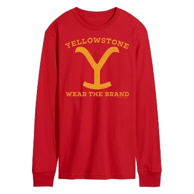 Мужской лонгслив Yellowstone Wear The Brand Y, красный