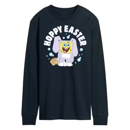 Мужской лонгслив SpongeBob SquarePants Hoppy Easter, синий