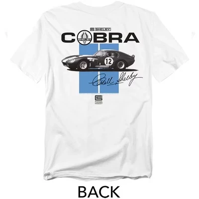 Мужская футболка Cobra Racing Stripes белого цвета