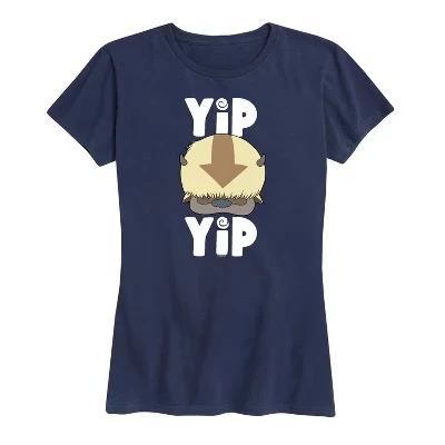 Женская футболка Avatar Appa Yip Yip, синяя