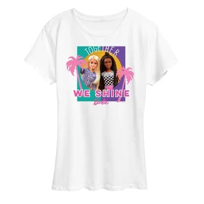 Женская футболка Barbie Together We Shine, белая
