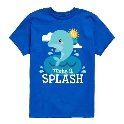 Детская футболка Fisher Price Make A Splash, синяя
