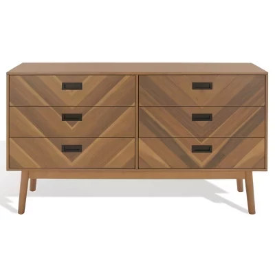 Комод Safavieh Donald SFV2110, 6 ящиков, натуральный