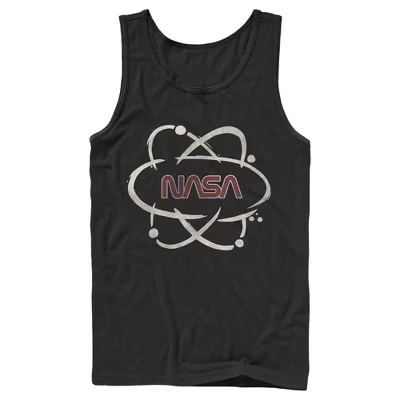 Мужская майка NASA «Atom Path», черная