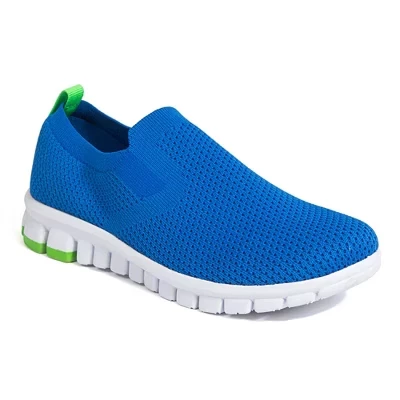 Детские кроссовки Eddy Jr. NoSox Slip-on Fashion синего цвета