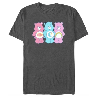 Мужская футболка Bear Trio с рисунком угольного вереска