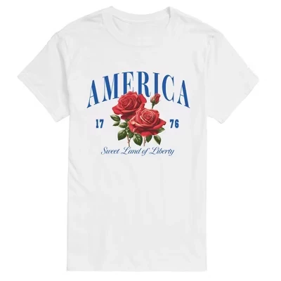 Мужская футболка Instant Message American Roses, белая