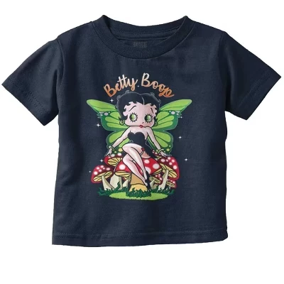 Футболка для девочек Brisco Brands Betty Boop Фея, синяя