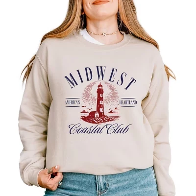 Пыль от свитшота Midwest Coastal Club.