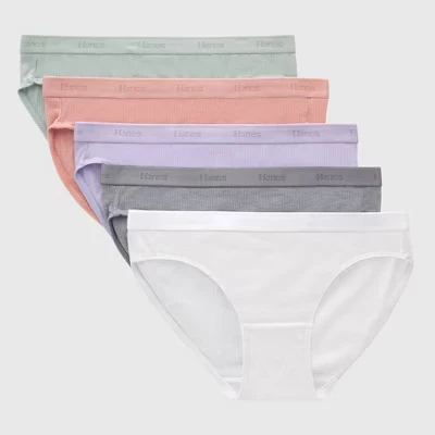 Трусы для девочек Hanes Originals, 5 шт.