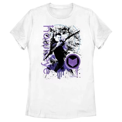 Женская футболка Marvel Hawkeye Clint Barton, белая