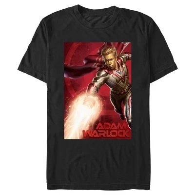 Мужская футболка Guardians Vol. 3 Adam Warlock, чёрная