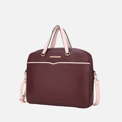Женский портфель MKF Collection Rose для ноутбука, винный