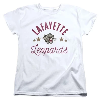 Женская футболка Lafayette College Leopards белого цвета