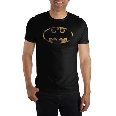 Мужская футболка Batman с принтом, черная