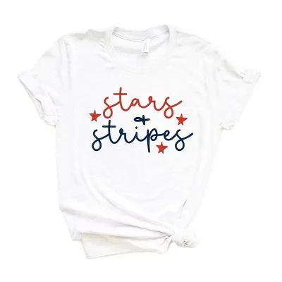 Женская футболка Simply Sage Market со звёздами, белая
