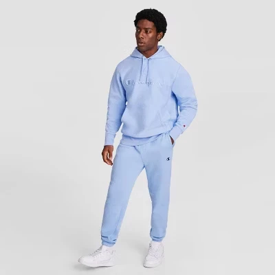 Унисекс спортивные штаны Champion Iconic, флисовые, синие