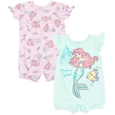 Детские комбинезоны Disney, 2 шт., сине-фиолетовые