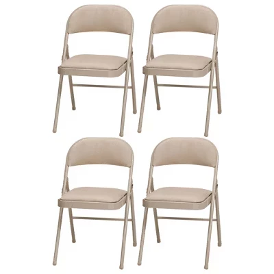 Складные стулья Meco Sudden Comfort, 4 шт., бежевые