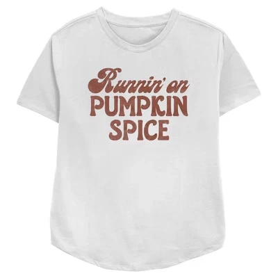 Женская футболка Lost Gods Running on Pumpkin Spice белого цвета
