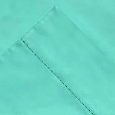 Наволочки Pointehaven, сатин, 410 нитей, бирюзовые