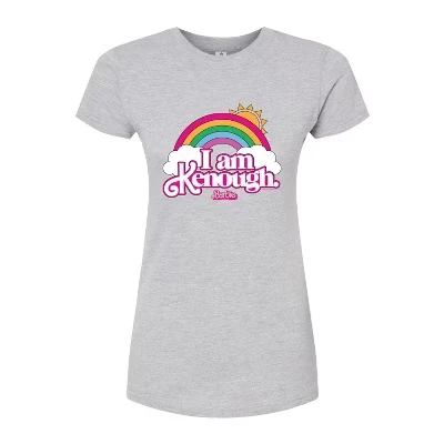 Женская футболка с приталенным рисунком I Am Kenough Rainbow Clouds от I Am Kenough